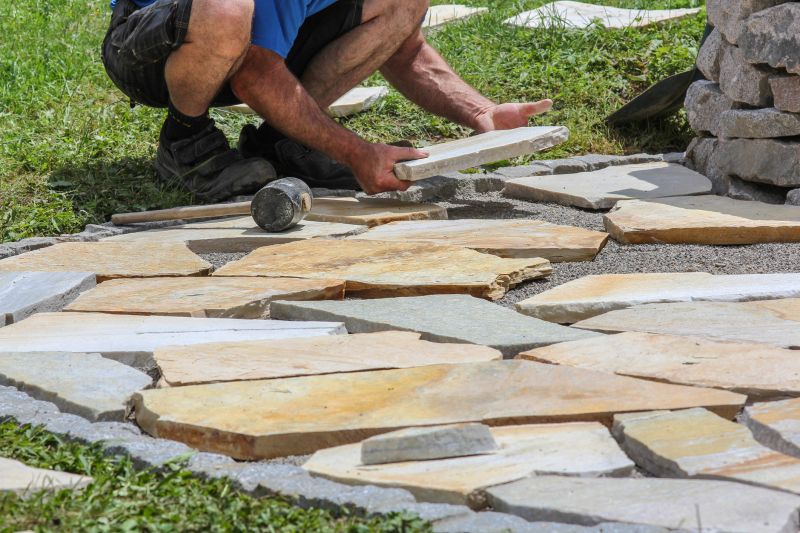 Stone Terrace Installation